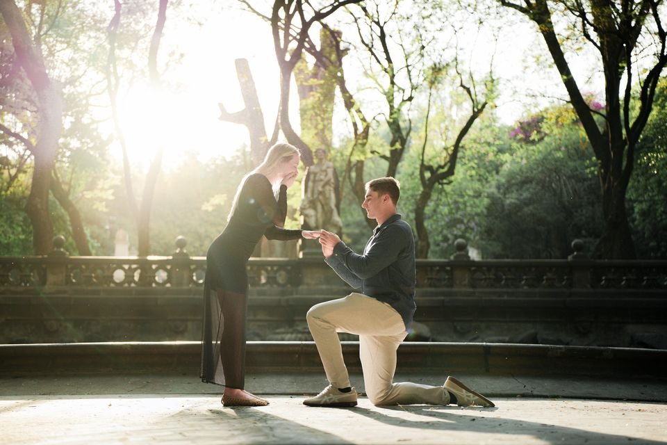 Blake & Madelaine save the date session in Mexico City