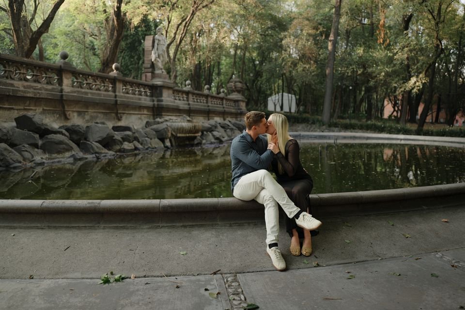 Blake & Madelaine save the date session in Mexico City