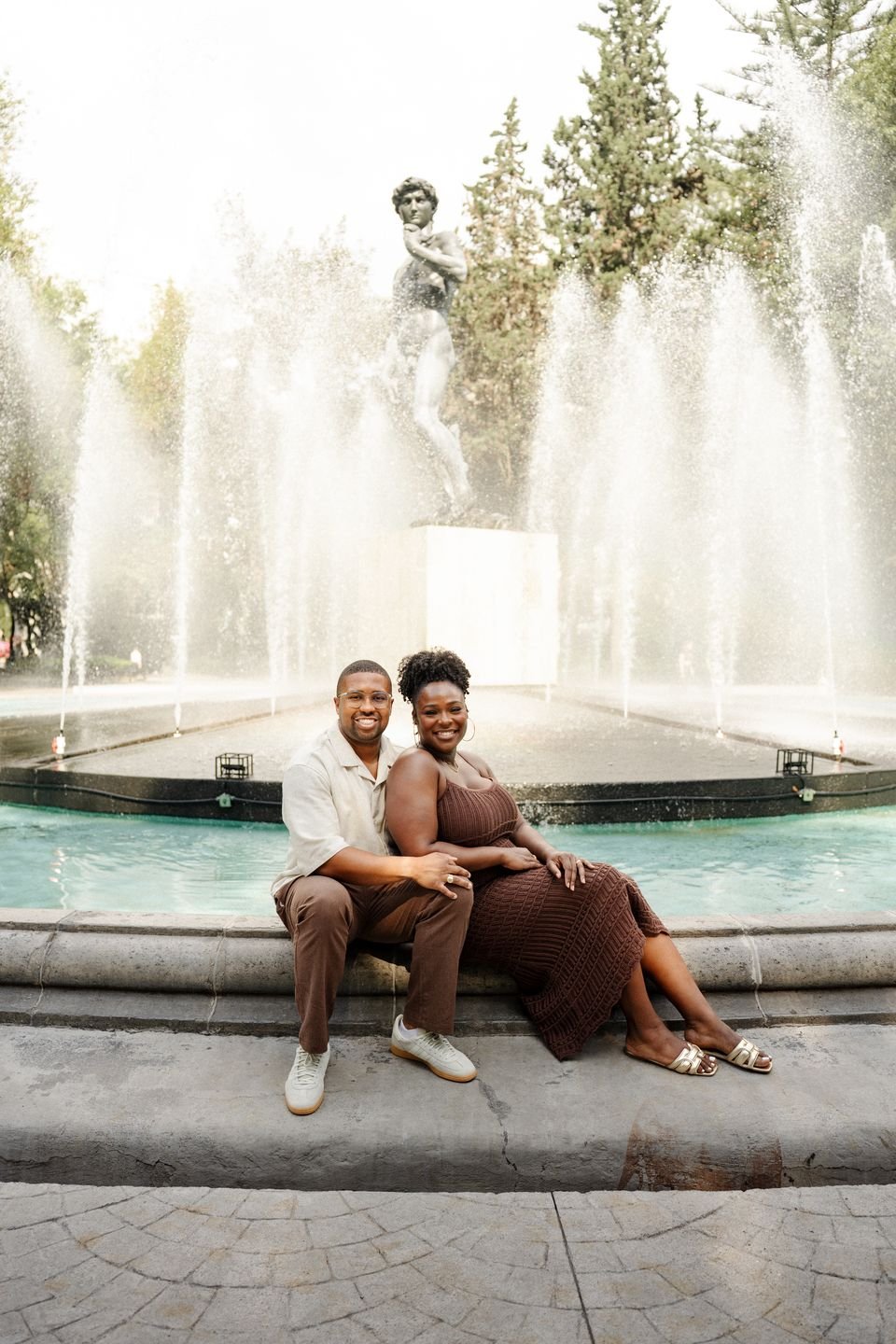 Earnie & Michelle save the date session in Mexico City