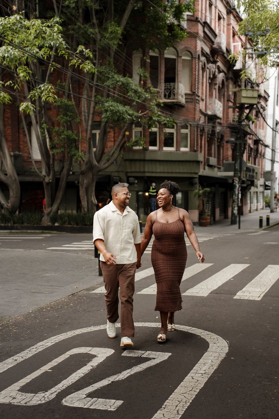 Earnie & Michelle save the date session in Mexico City