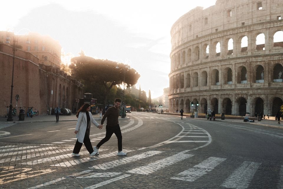 Raúl & Dulce save the date session in Italy